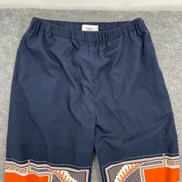 Rosetta Getty Pants Geometric wide-leg high-rise crepe trousers Size 4 - Picture 4 of 8